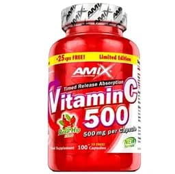 Вітаміни Amix C-Vitamin + Rose Hips 500 mg 125 капсул