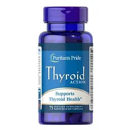Комплекс для щитовидної залози Puritan's Pride Thyroid Action, 75 капсул