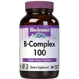 Вітаміни та мінерали Bluebonnet B-Complex 100 50  вегакапсул