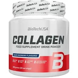 Препарат для суставов и связок BiotechUSA Collagen черная малина 300 г