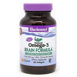 Омега-3 формула для мозку Bluebonnet Nutrition 60 капсул