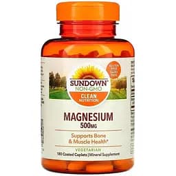 Магній Sundown Naturals 500 мг 180 капсул