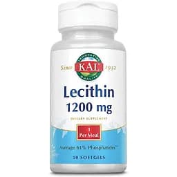 Натуральна добавка KAL Lecithin 1200 mg 50 капсул