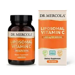 Вітаміни та мінерали Dr. Mercola Liposomal Vitamin C 1000 mg, 60 капсул - мініатюра 1