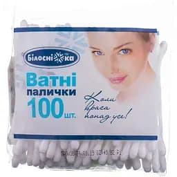 Ватні палички Білосніжка 100 шт.
