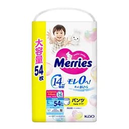 Підгузки-трусики Merries L 9-14 кг 54 шт.