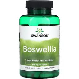 Натуральна добавка Swanson Boswellia 400 mg 100 капсул