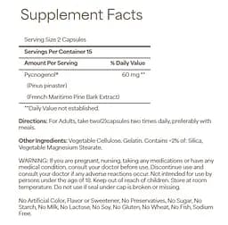 Натуральна добавка Puritan's Pride Pycnogenol 30 mg 30 капсул - мініатюра 2