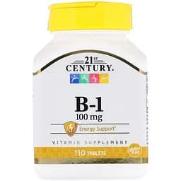 Вітамін B1 (Тиамин) 21st Century 100 мг 110 таблеток