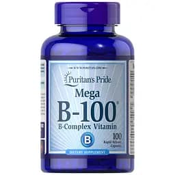Вітаміни Puritans Pride Vitamin B Complex Mega B100 100 капсул