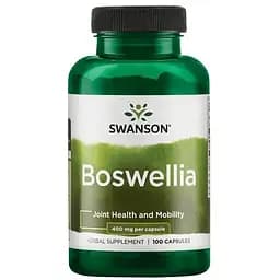 Натуральна добавка Swanson Boswellia 400 mg 100 капсул