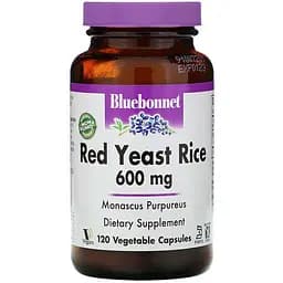 Витамины и минералы Bluebonnet Nutrition Red Yeast Rice 600 мг 60 вегакапсул