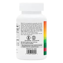 Вітаміни та мінерали Natures Plus Animal Parade Vitamin D3, 90 жувальних таблеток - Вишня - мініатюра 3