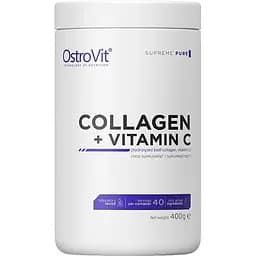 Для суставов и связок OstroVit Collagen + Vitamin C Natural 400 г