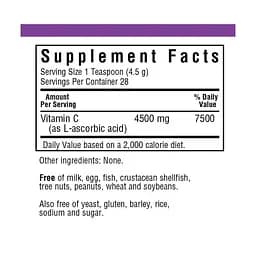 Вітамін С Bluebonnet Nutrition Vitamin C Crystals у кристалічній формі 125 г - мініатюра 2