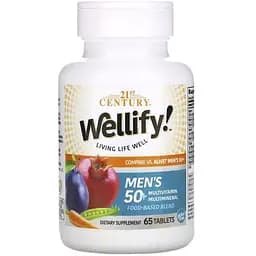Мультивітаміни для чоловіків 50+ 21st Century Wellify 65 таблеток