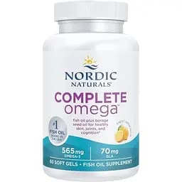 Омега комплекс Nordic Naturals Complete Omega зі смаком лимона 60 капсул