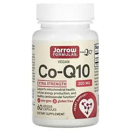Убіхінон Jarrow Formulas Co-Q10 200 mg, 60 вегакапсул для підтримки серцево-судинної системи - мініатюра 1