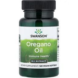 Олія орегано Swanson Oregano Oil 10:1 Extract 150 мг 120 м'яких капсул - мініатюра 1