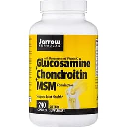 Препарат для суглобів і зв'язок Jarrow Formulas Glucosamine + Chondroitin + MSM 240 капсул