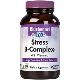Витамины и минералы Bluebonnet Stress B-Complex 50 вегакапсул