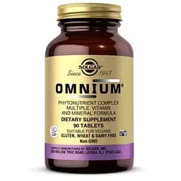 Вітаміни та мінерали Solgar Omnium Phytonutrient Complex Multiple Vitamin and Mineral Formula, 90 таблеток