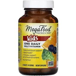 Вітаміни та мінерали MegaFood Kids One Daily Multivitamin 60 таблеток