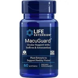 Комплекс для здоров'я очей Life Extension MacuGuard Ocular Support 60 капсул