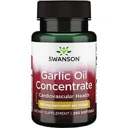 Концентрат часникової олії для імунітету Swanson Garlic Oil 500 мг 250 капсул (100-37-9138358-20)