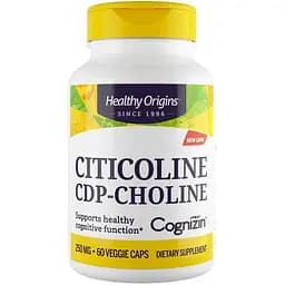Вітаміни та мінерали Healthy Origins Citicoline CDP-Choline 250 мг 60 вегакапсул