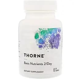 Базові поживні речовини Thorne Research Basic Nutrients 2/Day 60 капсул