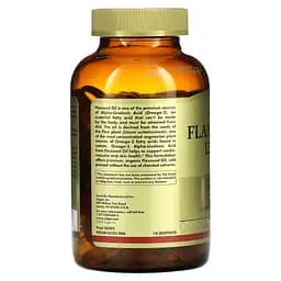Лляна олія Solgar Flaxseed Oil 170 капсул - мініатюра 3