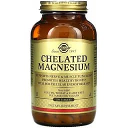 Магній хелат Solgar 250 таблеток