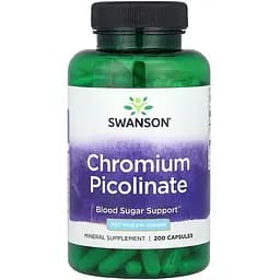 Піколінат хрому Swanson Chromium Picolinate 200 mcg 200 сaps (1086-100-43-2938179-20)
