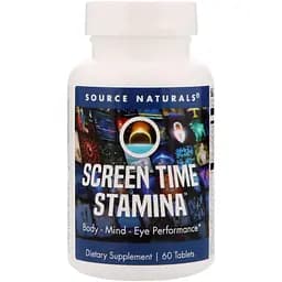 Комплексная поддержка организма Source Naturals Screen Time Stamina 60 таблеток