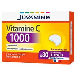 Вітамін С Juvamine 1000 мг 30 жувальних пігулок