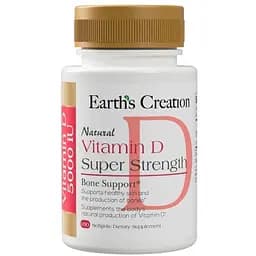 Витамины и минералы Earth‘s Creation Vitamin D 5000 IU 100 капсул