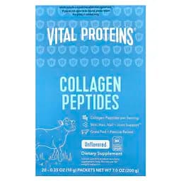 Пептиди колагену Vital Proteins Collagen Peptides без ароматизаторів 200 г (20 пакетиків x 10 г) - мініатюра 2