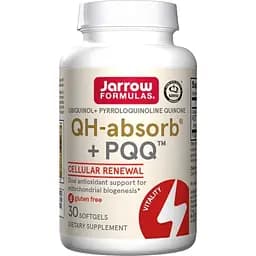 Вітаміни та мінерали Jarrow Formulas Ubiquinol QH-Absorb + PQQ 30 капсул