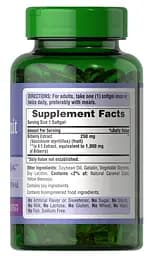 Натуральна добавка Puritan's Pride Bilberry Fruit Extract 1000 mg 180 капсул - мініатюра 2