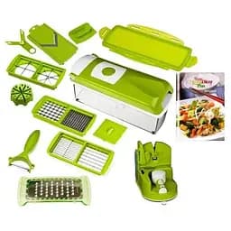 Мультислайсер Nicer Dicer Plus 8828 овочерізка механічна з насадкою для дрібних кубиків