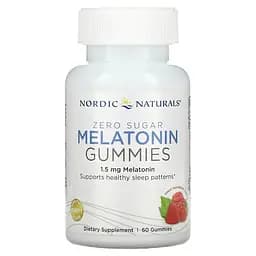 Мелатонін Nordic Naturals Melatonin 1.5 mg Gummies, 60 жувальних таблеток - мініатюра 1