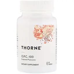 Екстракт виноградних кісточок Thorne Research OPC-100, 60 капсул