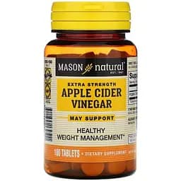 Яблучний оцет Mason Natural Extra Strength 100 таблеток