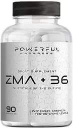 Вітаміни та мінерали Powerful Progress ZMA+B6, 90 капсул