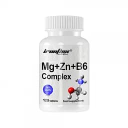 Вітаміни та мінерали IronFlex Mg+Zn+B6 120 таблеток