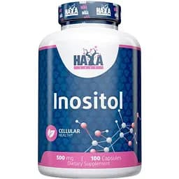 Вітаміни та мінерали Haya Labs Inositol 500 мг 100 капсул
