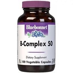 В-комплекс 50 Bluebonnet Nutrition 100 вегетарианских капсул