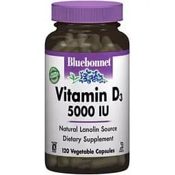 Вітамін D3 Bluebonnet Nutrition 125 мкг 120 вегетаріанських капсул