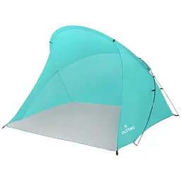 Намет-мушля Outtec пляжний саморозкладний XXL бірюзовий